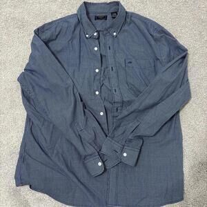 Dockers Men's Blue and Navy Shirt